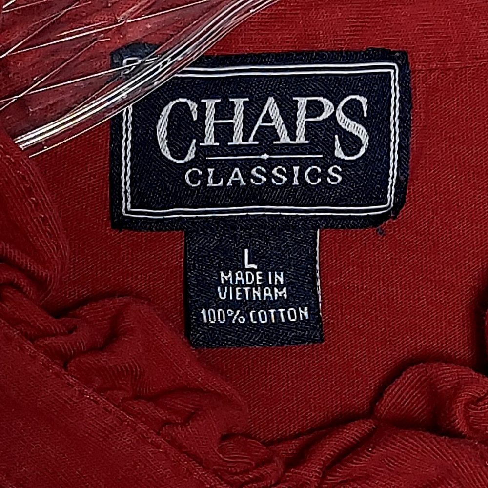 Red Chaps Classic Ruffle Blouse - Picture 4 of 8